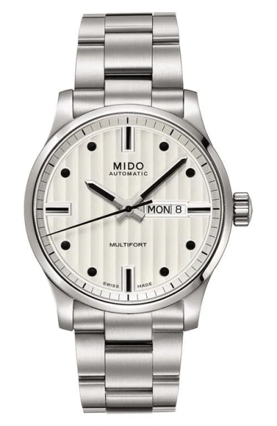 Mido Multifort Automatic Bracelet Watch, 42mm