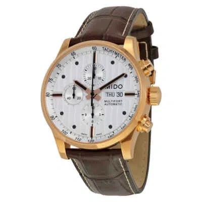 Pre-owned Mido Multifort Automatic Chronograph Men's Watch M005.614.36.031.00