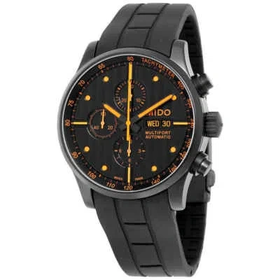 Pre-owned Mido Multifort Automatic Chronograph Men's Watch M0056143705101