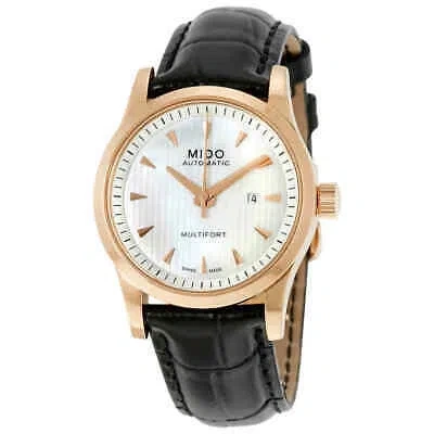 Pre-owned Mido Multifort Automatic Ladies Watch M005.007.36.101.00