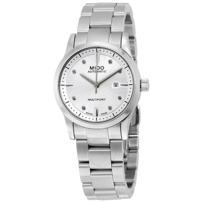 Mido Multifort Automatic Silver Dial Ladies Watch M005.007.11.036.00