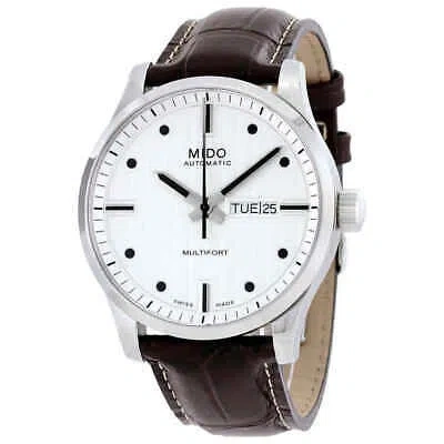Pre-owned Mido Multifort Automatic Silver Dial Watch M005.430.16.031.80