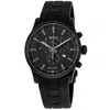 Mido Multifort Black Chronograph Dial Rubber Strap Men's Watch M005.417.37.051.20 In Black