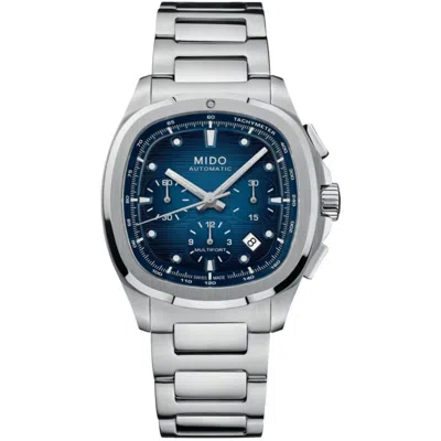 Mido Multifort Chronograph Automatic Blue Dial Stainless Steel Men's Watch M049.527.11.041.00