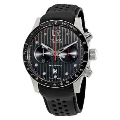 Pre-owned Mido Multifort Chronograph Automatic Men's Watch M025.627.16.061.00