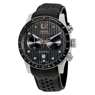 Mido Multifort Chronograph Automatic Men's Watch M025.627.16.061.00 In Black