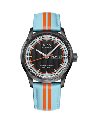 Mido Multifort Chronometer 1 Watch, 42mm In Blue