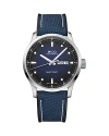 Mido Men's Swiss Automatic Multifort Blue Textile Strap Watch 42mm In Blue
