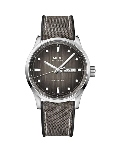 Mido Multifort Iii Watch, 42mm In Brown