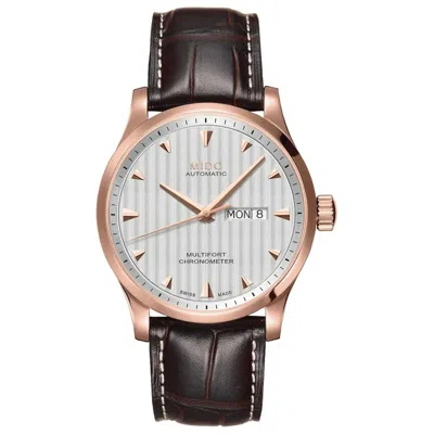 Mido Multifort Men's Watch In Metallic