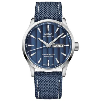 Mido Multifort Men's Watch In Blue