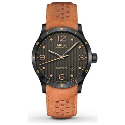 Mido Multifort Men's Watch In Black