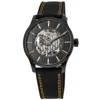 Mido Multifort Skeleton Vertigo Black Dial Fabric Strap Men's Watch M038.436.37.051.00 In Black