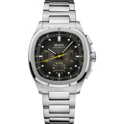 Mido Multifort Tv Big Date Automatic Watch, 41.2mm X 42mm In Metallic