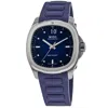 Mido Multifort Tv Big Date Blue Dial Rubber Strap Men's Watch M049.526.17.041.00 In Purple