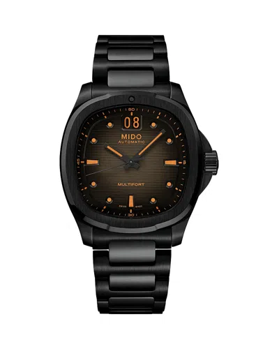 Mido Multifort Tv Big Date Watch, 40mm In Black