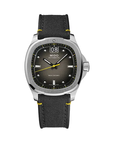 Mido Multifort Tv Big Date Watch, 40mm In Black