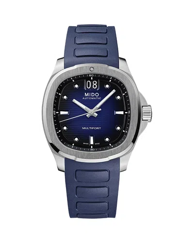 MIDO MULTIFORT TV BIG DATE WATCH, 41MM