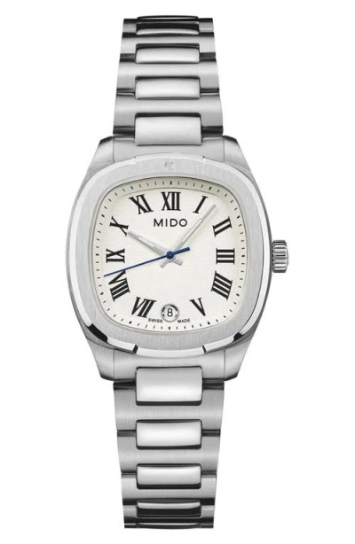 Mido Multifort Tv Bracelet Watch, 27.6mm X 28mm In Brown
