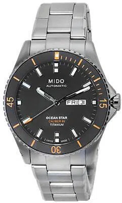 Pre-owned Mido Ocean Star 200 Automatic Diver's M026.430.44.061.00 Men's Watch