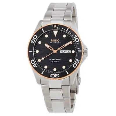 Pre-owned Mido Ocean Star 200c Automatic Black Dial Men's Watch M0424302105100