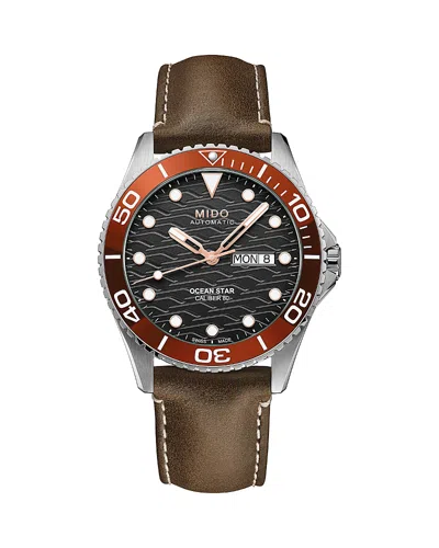 Mido Ocean Star 200c Watch, 43mm In Green