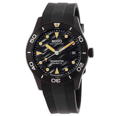 Pre-owned Mido Ocean Star 39 Automatic Black Dial Watch M026.907.37.051.00