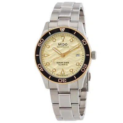 Pre-owned Mido Ocean Star 39 Automatic Champagne Dial Watch M026.907.21.021.00