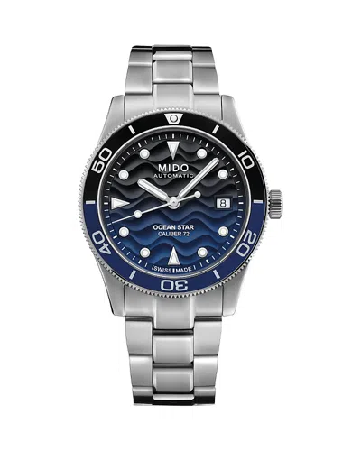 Mido Ocean Star Captain Automatic Bracelet Watch, 39mm In Metallic