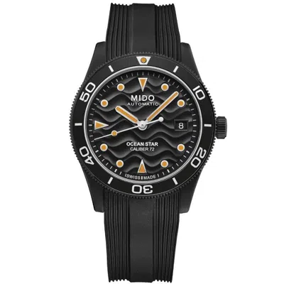 Pre-owned Mido Ocean Star 39mm Automatic Black Pvd Men's Watch M026.907.37.051.00