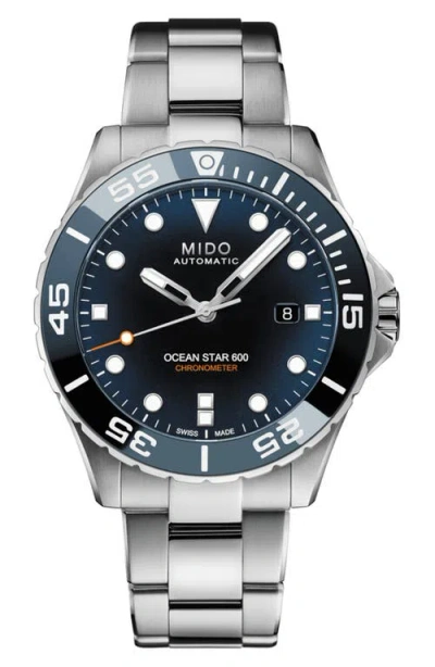 Mido Ocean Star 600 Chronometer Bracelet Watch, 43mm