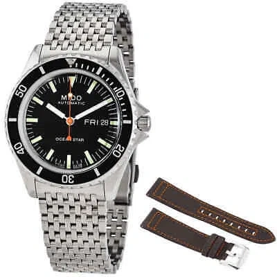 Pre-owned Mido Ocean Star Automatic Black Dial Men's Watch M0268301105100
