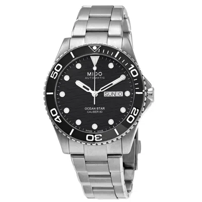 Mido Ocean Star Automatic Black Dial Men's Watch M0424304405100 In Metallic