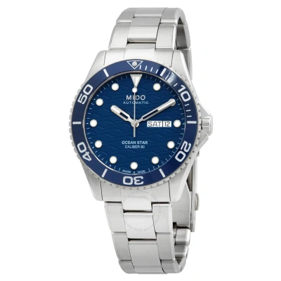 Mido Ocean Star Automatic Blue Dial Men's Watch M0424301104100 In Metallic