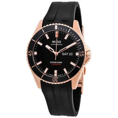 Pre-owned Mido Ocean Star Captain Black Dial Men's Watch M026.430.37.051.00