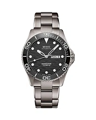 Mido Ocean Star Ceramic Watch, 42.5mm In Black/gray