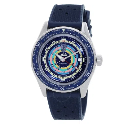 Mido Ocean Star Decompression Worldtimer Automatic Blue Dial Men's Watch M0268291704100