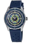 Mido Ocean Star Decompression Worldtimer Blue Dial Rubber Strap Men's Watch M026.829.17.041.00 In Blue