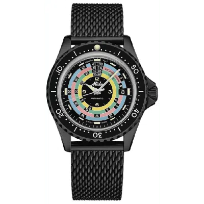 Mido Ocean Star Decompression Worldtimer Limited Edition Automatic Black Dial Steel Men's Watch M026.807.