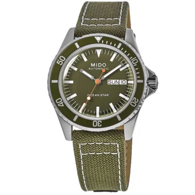 Mido Ocean Star Tribute Gradient Green Dial Fabric Strap Men's Watch M026.830.18.091.00
