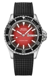 Mido Ocean Star Tribute Watch, 41mm In Black/ Red Gradient