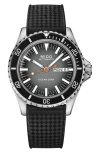 MIDO OCEAN STAR TRIBUTE GRADIENT RUBBER STRAP WATCH, 40.5MM