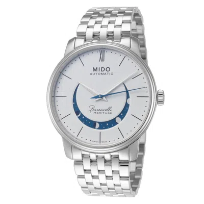 Mido Smiling Moon Men's 39mm Automatic Watch In Silver