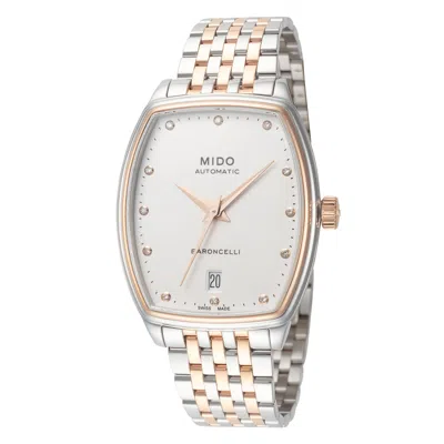 Mido Women's Baroncelli 30.5mm Automatic Watch In Gold