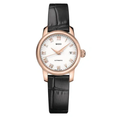 Pre-owned Mido Women's Baroncelli Ii 25mm Automatic Watch M0390073601300