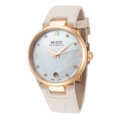 Pre-owned Mido Women's Baroncelli Ii 33mm Automatic Watch M0222073611611