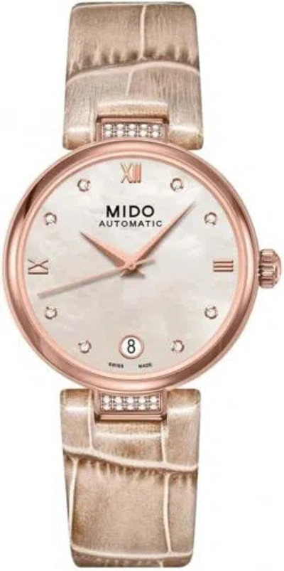 Pre-owned Mido Women's Baroncelli Ii 33mm Automatic Watch M0222076611612