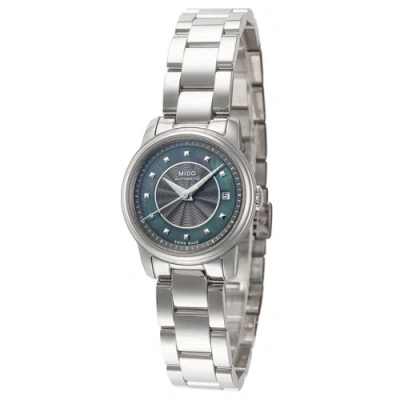 Pre-owned Mido Women's M0100071112100 Baroncelli Iii 25mm Automatic Watch