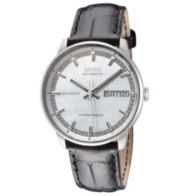 Pre-owned Mido Women's M0162301611180 Commander Ii 33mm Automatic Watch