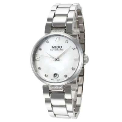 Pre-owned Mido Women's M0222076111611 Baroncelli Ii Donna 33mm Automatic Watch